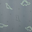 ATMOSPHERA - Rideau occultant Bleu avec Dinosaures phosphorescents 140 x 250 cm - vignette