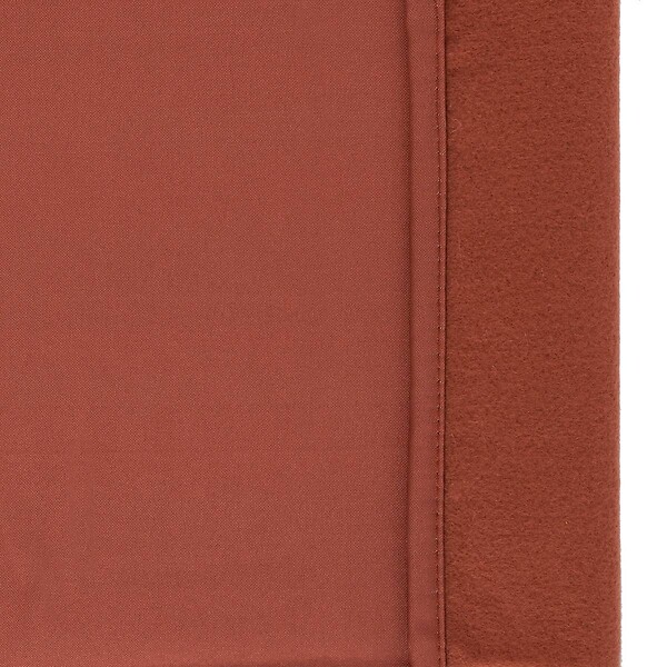 ATMOSPHERA - Rideau à œillets isolant doublure polaire Terracotta 140 x 260 cm - large