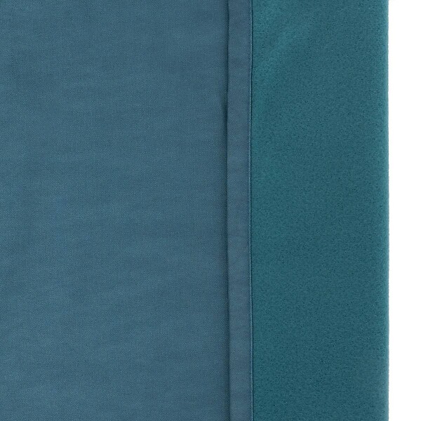 ATMOSPHERA - Rideau à œillets isolant doublure polaire Bleu Egéen 140 x 260 cm - large