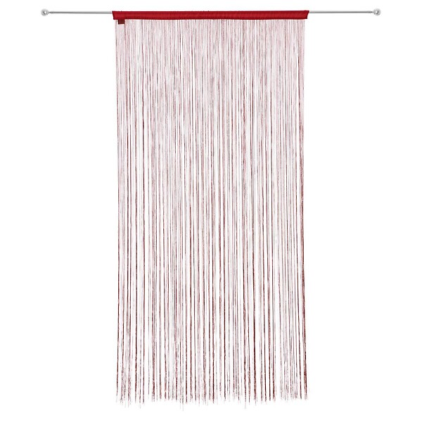 ATMOSPHERA - Rideau fil Rouge 90 x 200 cm densité optimale - large