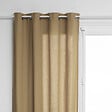 ATMOSPHERA - Rideau à œillets en Coton Beige Lin 135 x 240 cm - vignette