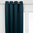 ATMOSPHERA - Rideau à œillets Occultant Bleu Egéen 140 x 260 cm - vignette