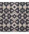 ATMOSPHERA - Tapis décoratif en Coton imprimé Gris Foncé 60 x 90 cm - vignette