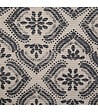 ATMOSPHERA - Tapis décoratif en Coton imprimé Gris Foncé 60 x 90 cm - vignette