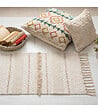 ATMOSPHERA - Tapis décoratif en Coton motif sable et cuivre 60 x 90 cm - vignette