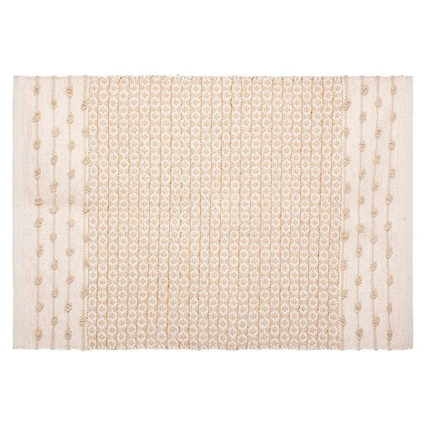ATMOSPHERA - Tapis décoratif en Coton motif sable et cuivre 60 x 90 cm - large
