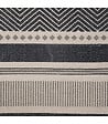 ATMOSPHERA - Tapis décoratif en Coton imprimé Gris Foncé 60 x 90 cm - vignette