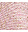 ATMOSPHERA - Tapis enfant Rose et Lurex doré à franges D 90 cm - vignette