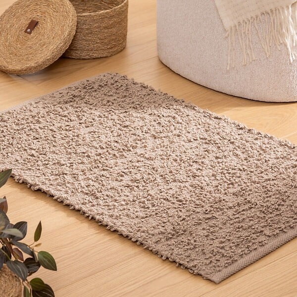 ATMOSPHERA - Tapis décoratif tissage effet bouclette 60 x 90 cm - large