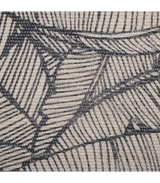 ATMOSPHERA - Tapis décoratif en Coton imprimé Gris Foncé 60 x 90 cm - large