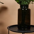 BLOOMIQUE - Vase Gigi - Vase noir intérieur - Vase en verre - Vase à fleurs - H35 x Ø13 cm - Vase fait main - vignette