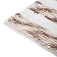 5 FIVE SIMPLY SMART - Tapis de salle de Bain épais rayé Taupe 50 x 75 cm - vignette