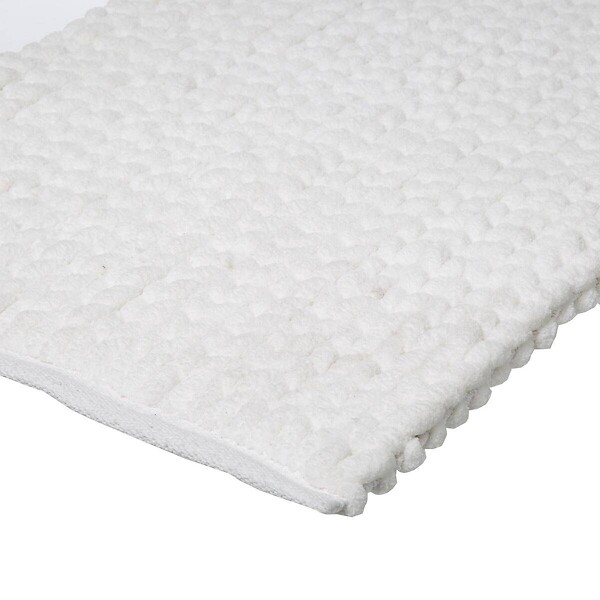 5 FIVE SIMPLY SMART - Tapis de Salle de Bain épais Uni Blanc 50 x 75 cm - large