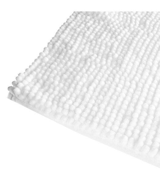 5 FIVE SIMPLY SMART - Tapis de Salle de bain Blanc chenille 50 x 80 cm - large