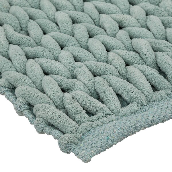 5 FIVE SIMPLY SMART - Grand Tapis de Salle de Bain épais Vert 50 x 120 cm - large