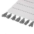 5 FIVE SIMPLY SMART - Tapis de Salle de Bain Gris en Coton avec pompons  50 x 75 cm - vignette