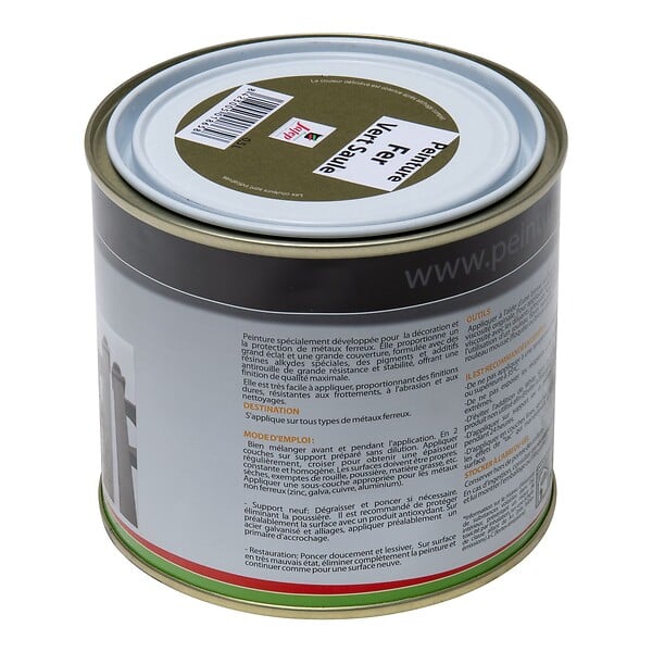 JAFEP - Peinture fer antirouille vert saule  0,5L 500 ml 500 ml - large