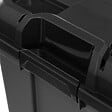5 FIVE SIMPLY SMART - Boîte de rangement en polypropylène noir 160L avec roues et fermeture à clip - vignette