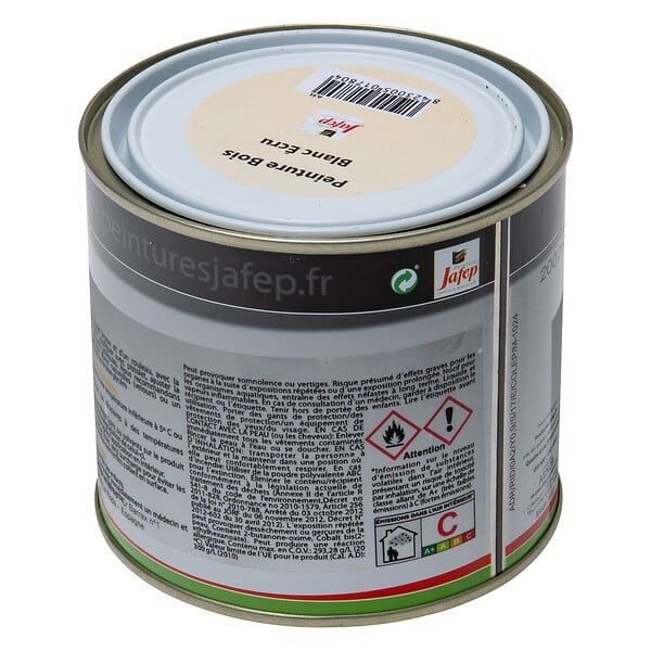 JAFEP - Peinture bois blanc écru 0,5l Jafep - large