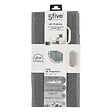 5 FIVE SIMPLY SMART - Boîte de rangement tissu Gris clair chiné 15 x 31 x 15 cm - vignette