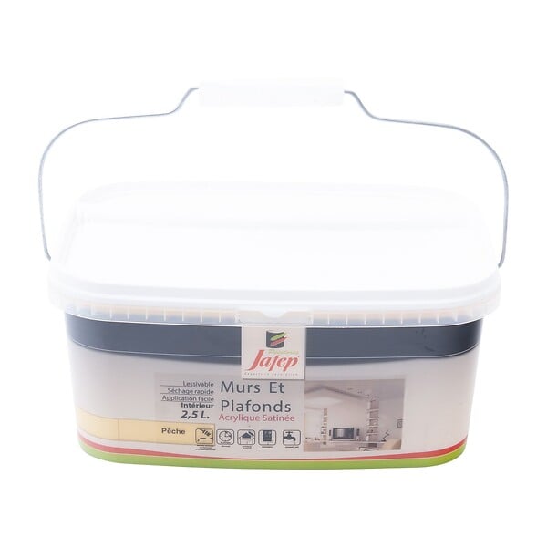 JAFEP - Peinture mur et plafond satinée pêche  2,5L  Jafep - large