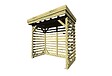 ABRI FRANCAIS - • ABRI Bûches en Bois - 2,8m2 - 2,15x1,31m - Pin Sylvestre traité Autoclave - Surface Int : 1,8m2 | 3 stères - vignette