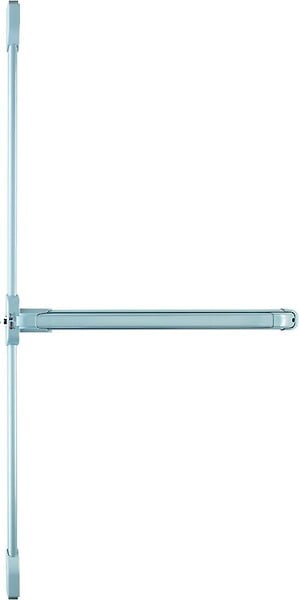 ISEO - Serrure anti panique Push barre IDEA 1 point pêne latéral noir - large
