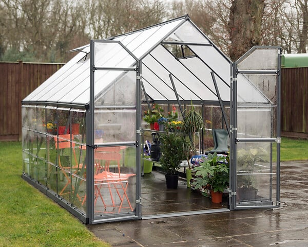 CANOPIA - Canopia Serre de jardin Balance 9m² Grise - large