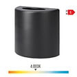EDM - Applique murale LED ovale – 3W – 4000K – IP54 – Extérieur/Intérieur – 12x12cm - vignette