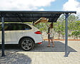 CANOPIA - Canopia Carport Arcadia 8,63 x 3,59 m Gris - vignette
