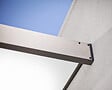 CANOPIA - Canopia Marquise de porte Sophia 160 x 95 cm Gris Foncé / Blanc Opale - vignette