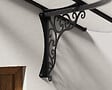 CANOPIA - Canopia Marquise de porte Iris 174,9 x 125 cm Noir - vignette