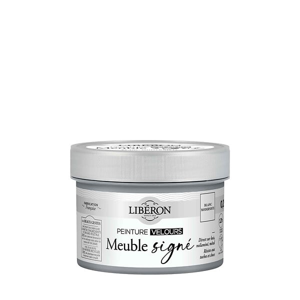 LIBERON - Peinture meuble Velours - Blanc Moderniste - 250ml - large