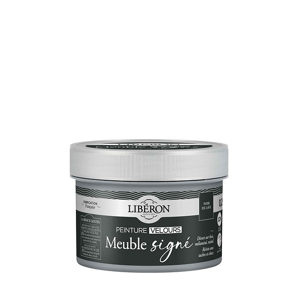 LIBERON - Peinture Velours pour meubles - Noir de Lave - 250ml - large