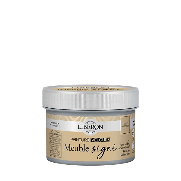 LIBERON - Peinture velours Meuble Signé Beige Cannage 250ml - large