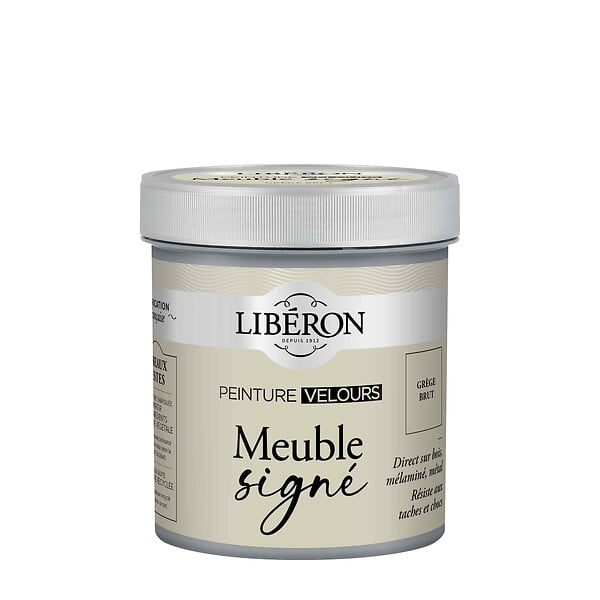 LIBERON - Peinture pour meubles Meuble Signé Velours Grège Brut 0,5L - large