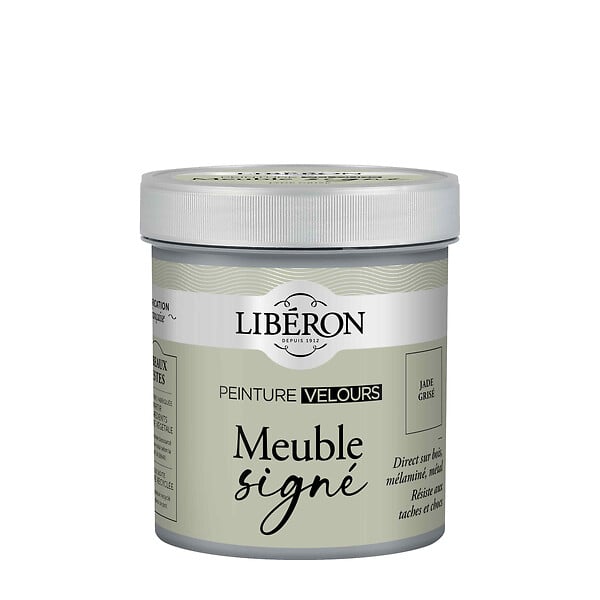 LIBERON - Peinture Velours Meuble Signé - Jade Grisé - 0,5L - large