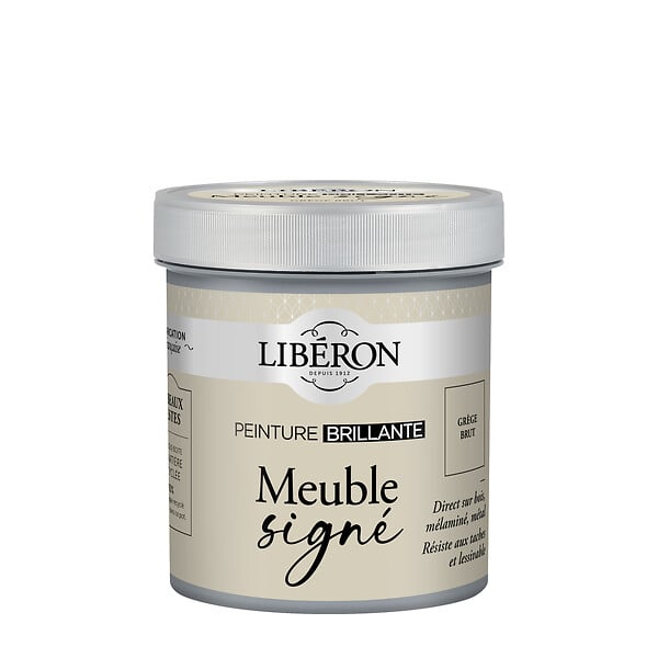 LIBERON - Peinture meuble Brillant Grège Brut - 0,5L - large