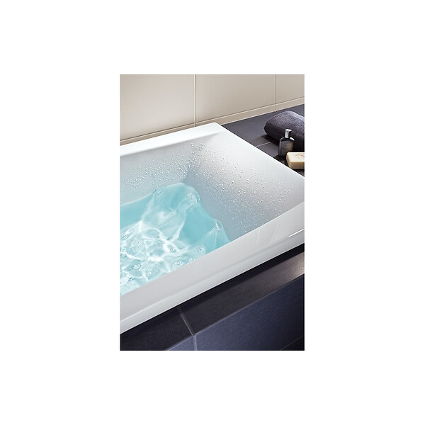 CERSANIT - Baignoire rectangulaire 160x75 cm VIRGO encastrable en acrylique + tablier central - large