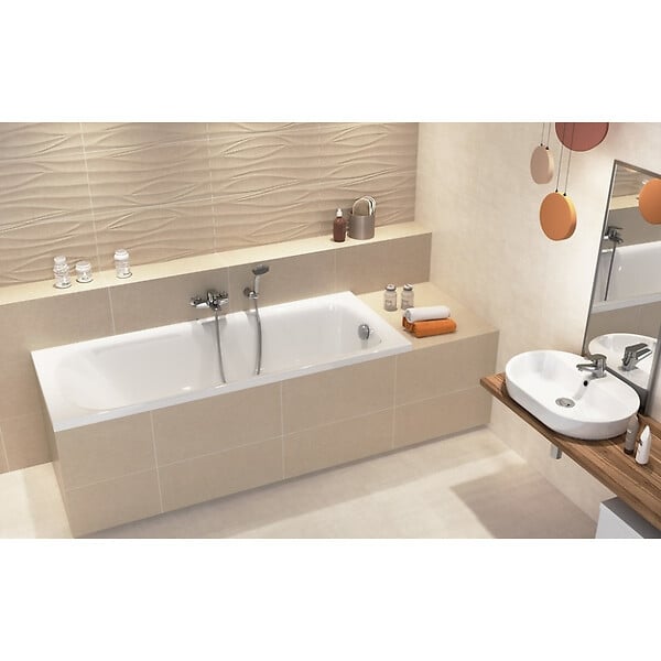 CERSANIT - Baignoire rectangulaire 160x70 cm NAO encastrable (SANS TABLIER) - large