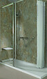 AKW - Barre d'appui droite en acier inoxydable - Longueur 450 mm - INOX POLI - vignette