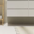 GODART - Meuble salle de bain 140 cm - Double vasque Solid surface - Blanc mat - A suspendre - Karaib 2 - vignette