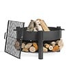 COOK KING - Brasero de jardin SOLAFA avec range bois en acier - vignette