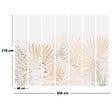 99DECO - Papier peint panoramique - Gaïa - Multicolore - intissé : 150g/m² - 7 lés : 336x270cm - vignette