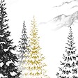 99DECO - Papier peint panoramique - Montagne Dorée - 9 lés : 432 x 270 cm - 99deco - vignette