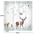 99DECO - Papier peint panoramique - Balade en Forêt - Multicolore - intissé : 150g/m² - 5 lés : 240x270cm - vignette
