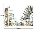 99DECO - Papier peint panoramique - Harmonie - Vert - intissé : 150g/m² - 7 lés : 336x270cm - vignette