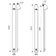 DELABIE - Panneau de douche temporisé adapté PMR SPORTING 2 Delabie  714700 - vignette