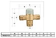 CALEFFI - Mitigeur thermostatique domestique 3/4 NF Caleffi - vignette