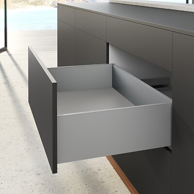 HETTICH - Profilé latéral de tiroir AvanTech YOU, hauteur 187 mm x NL 400 mm, Argent, gauche et droite - HETTICH - 9353356 - large